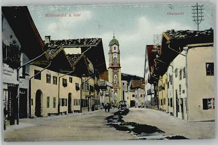 Mittenwald Bayern Mittenwald  ungelaufen ca. 1920
