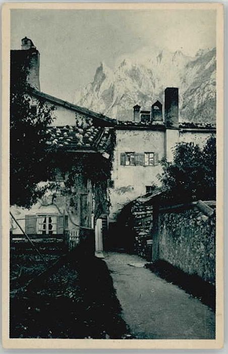 Mittenwald Bayern Mittenwald  ungelaufen ca. 1920