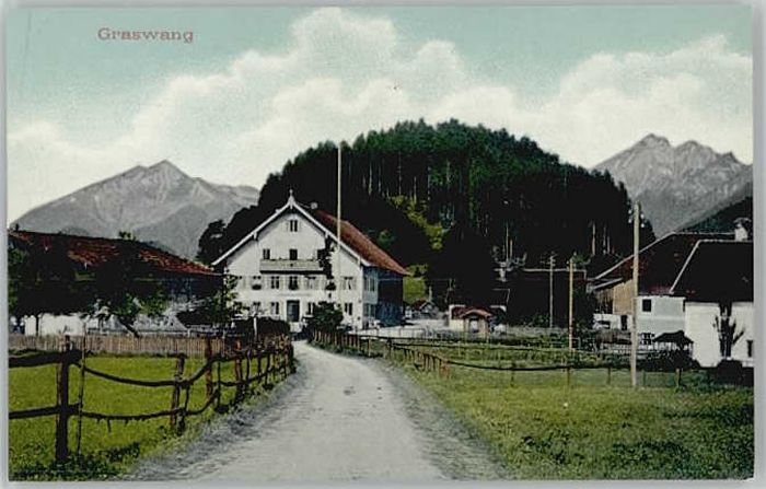 Graswang ungelaufen ca. 1920