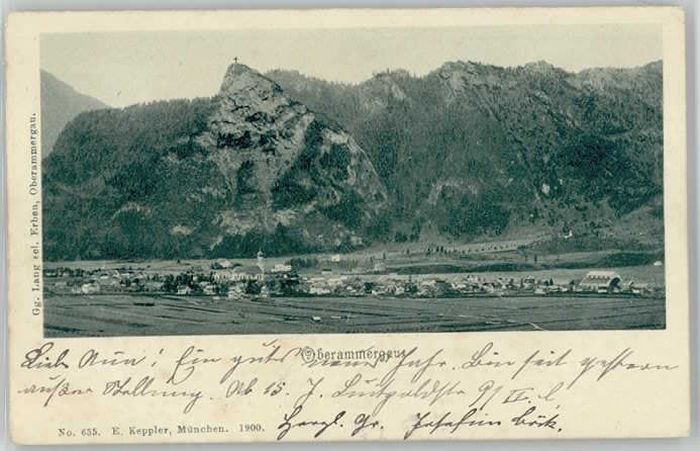 OBERAMMERGAU Bayern  x 1900
