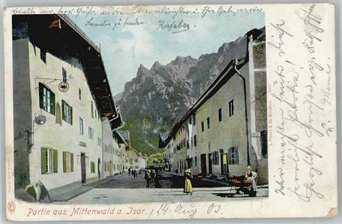Mittenwald Bayern Mittenwald  x 1903
