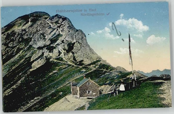 Mittenwald Bayern Mittenwald Reitherspitze ungelaufen ca.