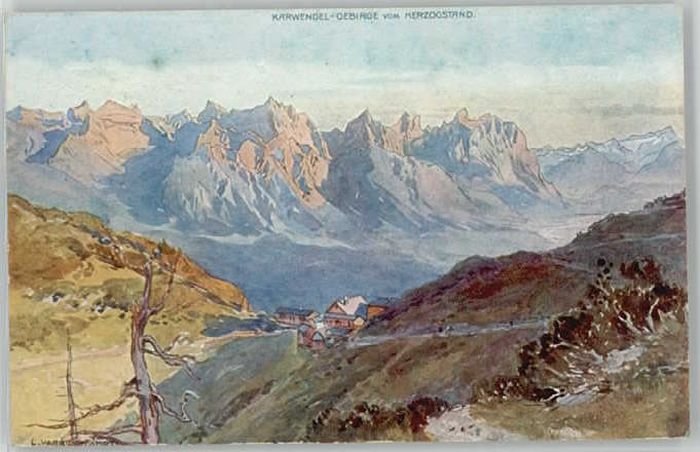 Mittenwald Bayern Mittenwald [Stempelabschlag]  Feldpost