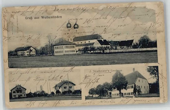 Bruckmuehl Rosenheim Weihenlinden Gasthaus x 1917