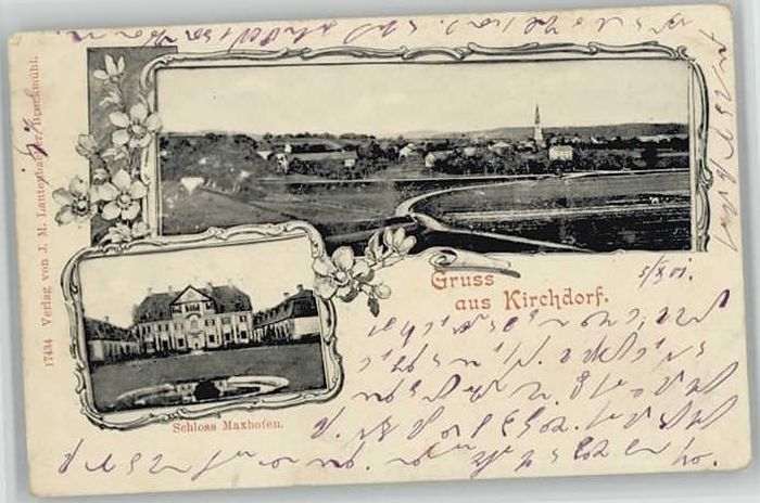 Kirchdorf Haunpold Schloss Maxhofen x 1901