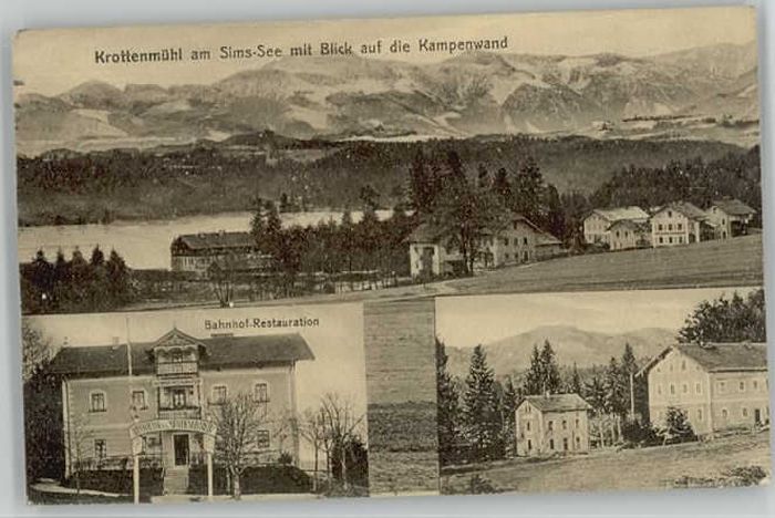 Krottenmuehl Soechtenau Rosenheim Bayern ahnhof Restaurant  x 1920