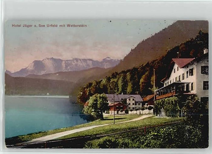 Urfeld Oberbayern Hotel Jäger am See x 1911