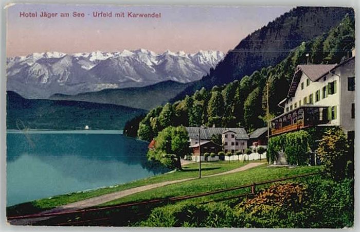 Urfeld Oberbayern Hotel Jäger am See o 1917