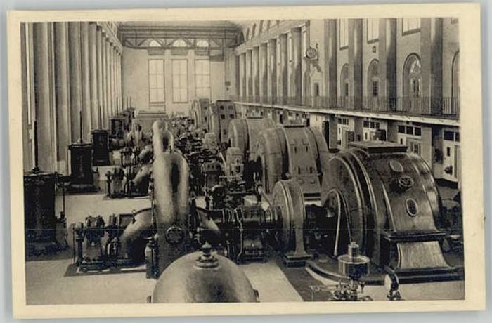 Walchensee Oberbayern Walchenseewerk Maschinenhall