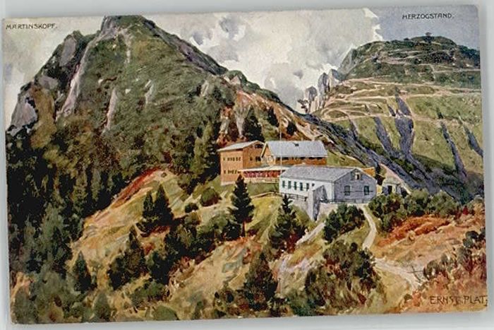 Walchensee Oberbayern Herzogstand-Haus Künstlerkar