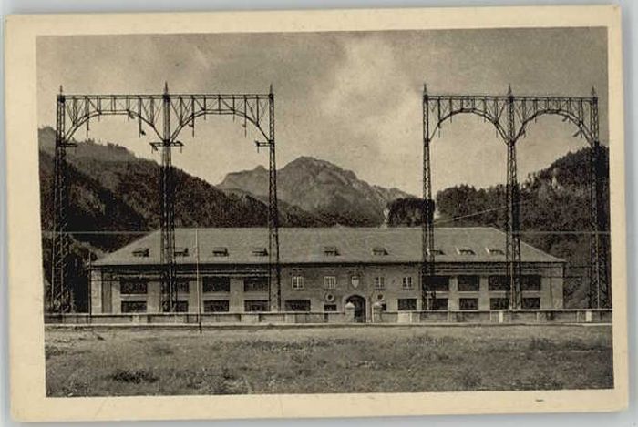 Walchensee Oberbayern Walchenseewerk Transformator