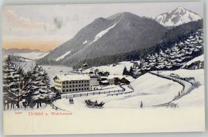 Urfeld Oberbayern  ungelaufen ca. 1900