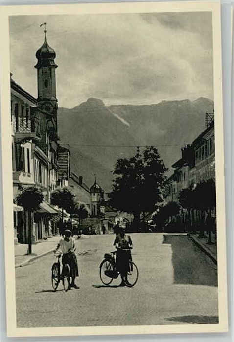 Murnau Staffelsee Hauptstrasse ungelaufen ca. 1920
