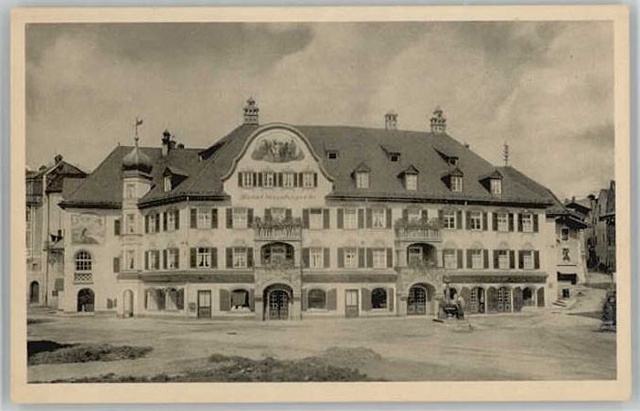 Bad Toelz teinenberger Haus ungelaufen ca. 1920