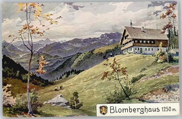 Bad Toelz lombergerhaus Künstlerkarte x 1920