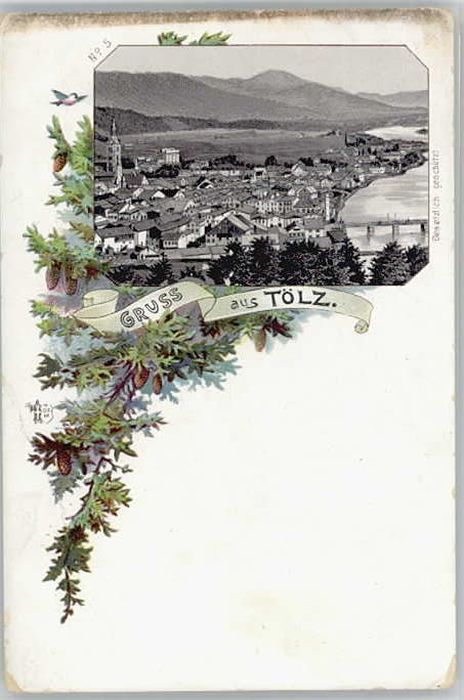 Bad Toelz ungelaufen ca. 1900