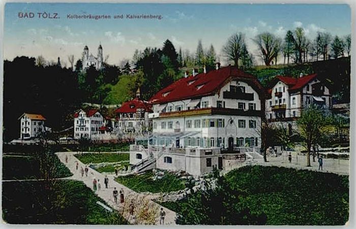 Bad Toelz olberbräugarten x 1912