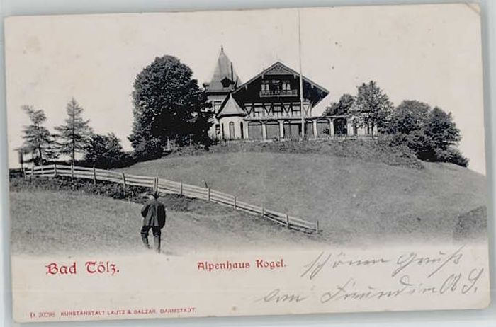 Bad Toelz lpenhaus Kogel ungelaufen ca. 1900