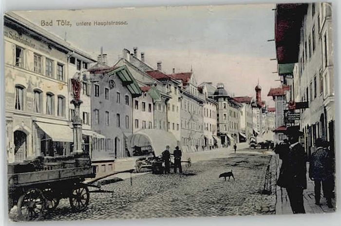 Bad Toelz auptstrasse x 1913
