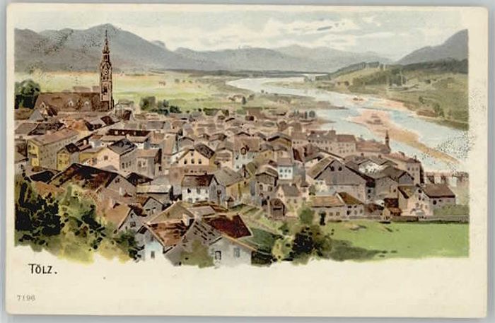 Bad Toelz ungelaufen ca. 1900