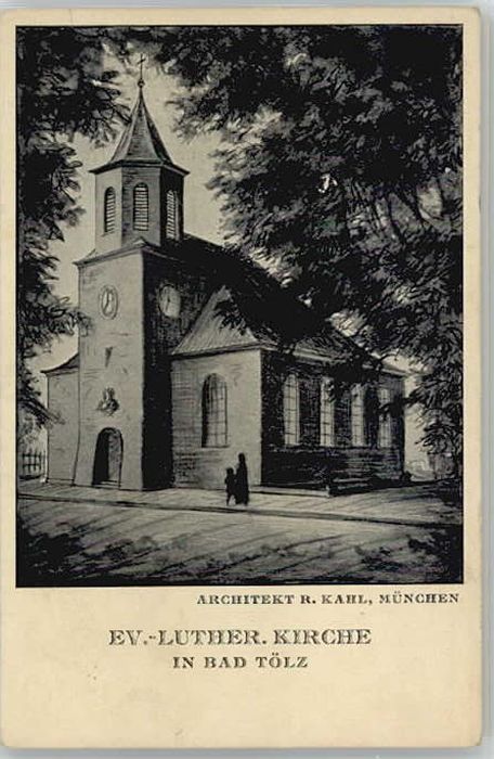 Bad Toelz uther Kirche  ungelaufen ca. 1920