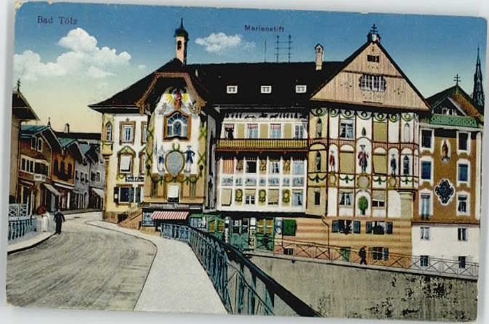 Bad Toelz arienstift Feldpost  x 1915