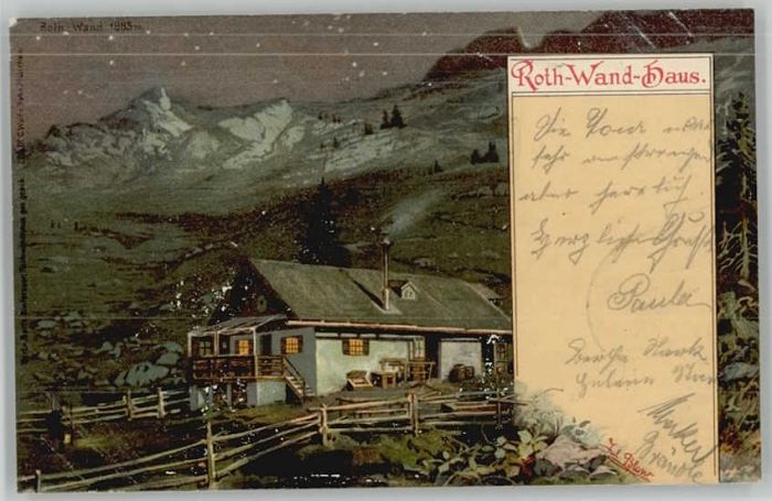 Neuhaus Schliersee Roth Wand Haus x 1903