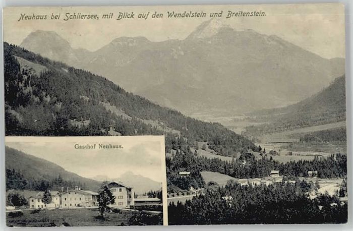 Neuhaus Schliersee Wendelstein Breitenstein Gasthof Neuhau