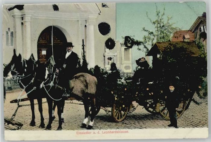 Bad Toelz Stempelabschlag] Leonhardsklause x 1908