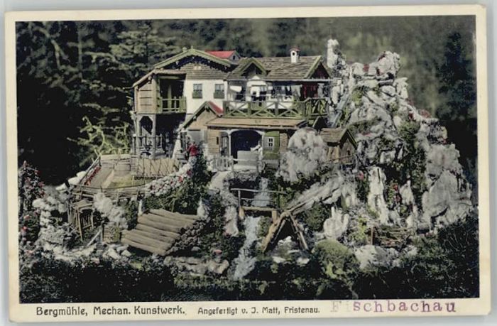 Fischbachau Bergmühle Mechan ungelaufen ca. 1920