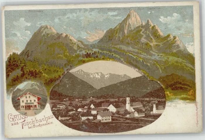 Fischbachau bei Birkenstein ungelaufen ca. 1900