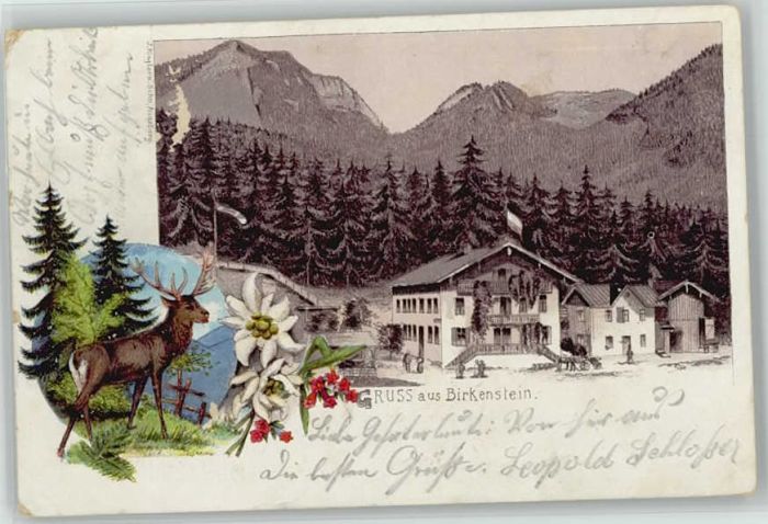 Birkenstein  ungelaufen ca. 1900