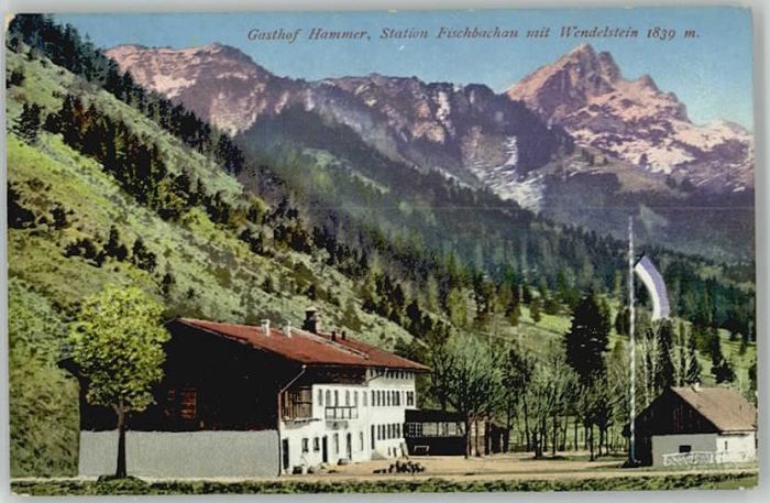 Fischbachau Gasthof Hammer x 1915