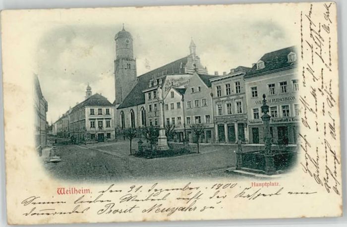 Weilheim Oberbayern Weilheim in Oberbayern  x 1900