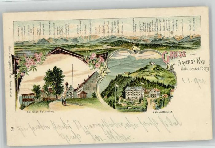 Hohenpeissenberg  x 1901