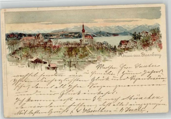 Starnberg KünstlerR. Lipps x 1900