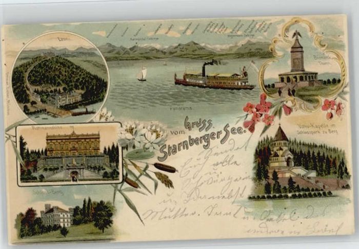 Starnberg Rottmannshoehe Schloss Berg Votiv Kapel