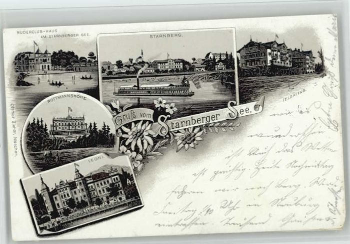 Starnberg Rottmannshöhe  ungelaufen ca. 1900