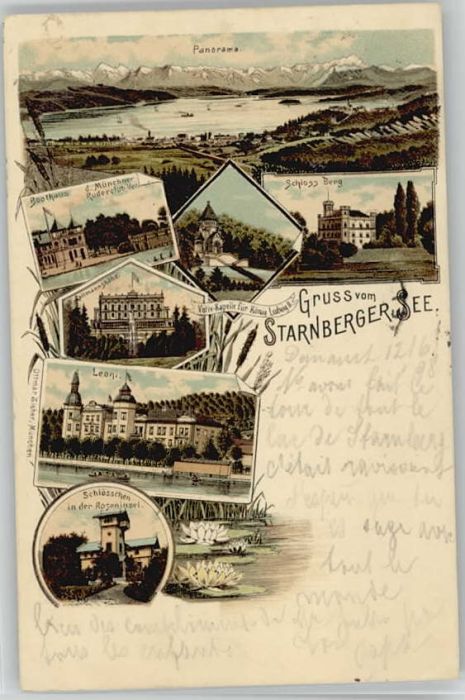 Starnberg Schloss Berg x 1898