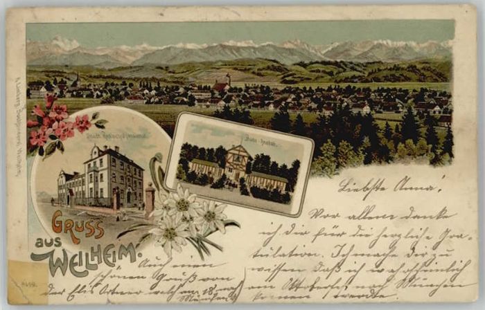 Weilheim Oberbayern Weilheim in Oberbayern  x 1898