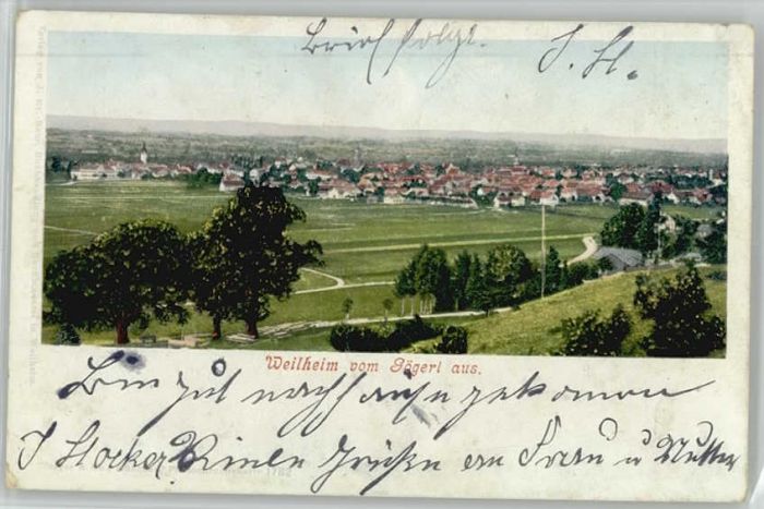 Weilheim Oberbayern Weilheim in Oberbayern  x 1904