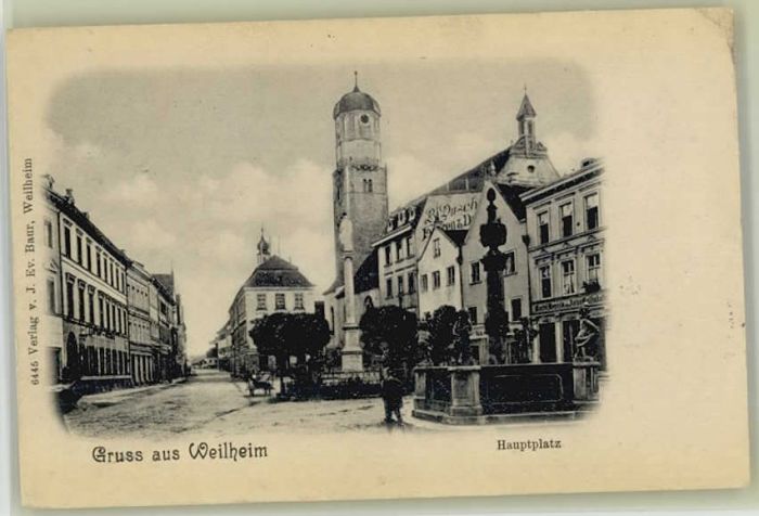 Weilheim Oberbayern Weilheim in Oberbayern  x 1900