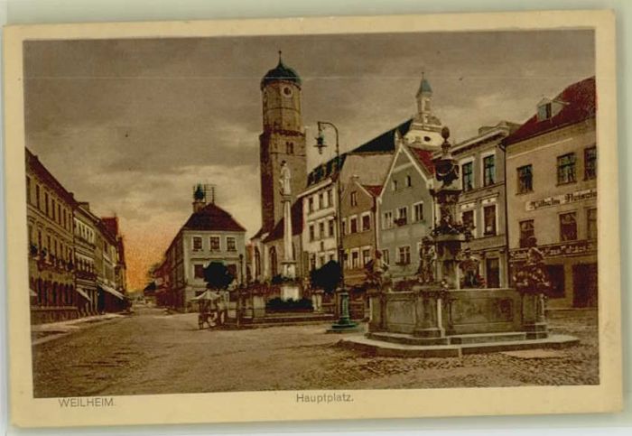 Weilheim Oberbayern Weilheim in Oberbayern  x 1917