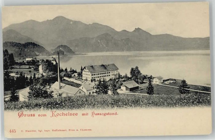 Kochel See Herzogenstand ungelaufen ca. 1900
