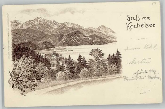 Kochel See  x 1899