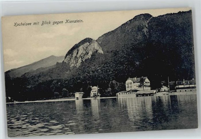 Kochel See Kienstein ungelaufen ca. 1910