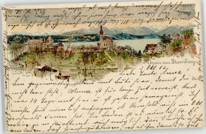 Starnberg KünstlerR. Lipps x 1905