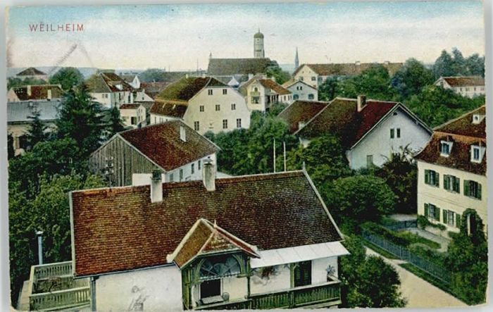 Weilheim Oberbayern Weilheim in Oberbayern  x 1910