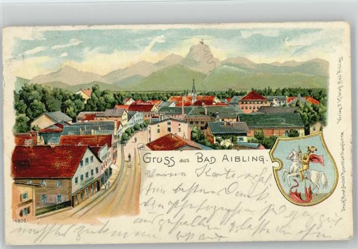 Bad Aibling Wappen x 1900