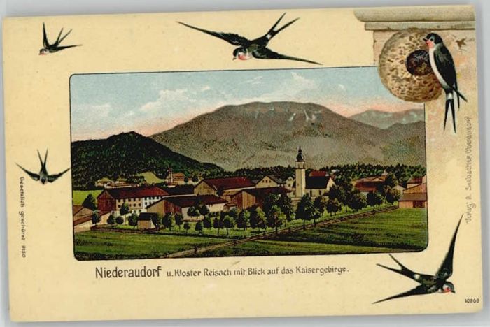 Niederaudorf Kloster Reisach ungelaufen ca. 1900